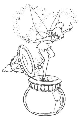 TinkerBell Coloring Pages (19)