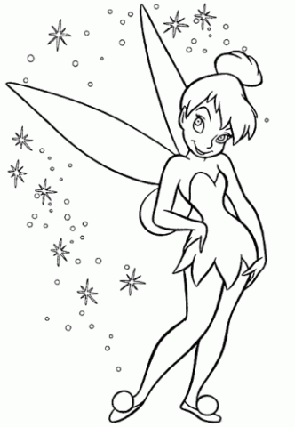 TinkerBell Coloring Pages (2)