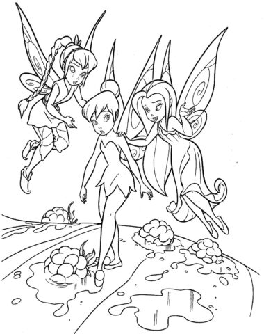 TinkerBell Coloring Pages (22)