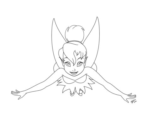 TinkerBell Coloring Pages (24)