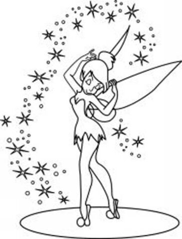 TinkerBell Coloring Pages (3)