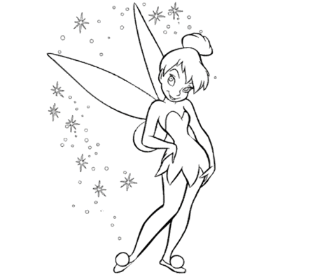TinkerBell Coloring Pages (4)