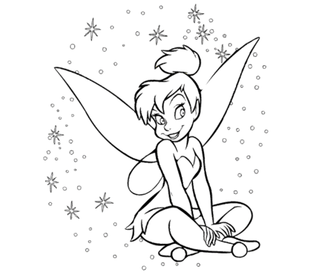 TinkerBell Coloring Pages (5)