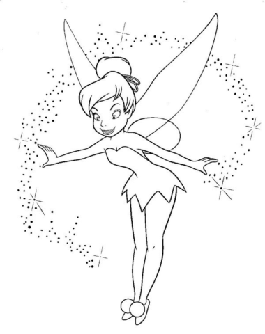 TinkerBell Coloring Pages (6)