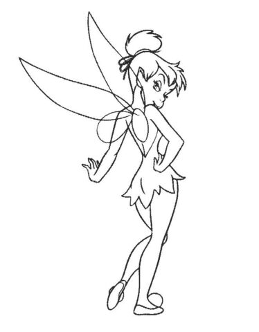 TinkerBell Coloring Pages (7)