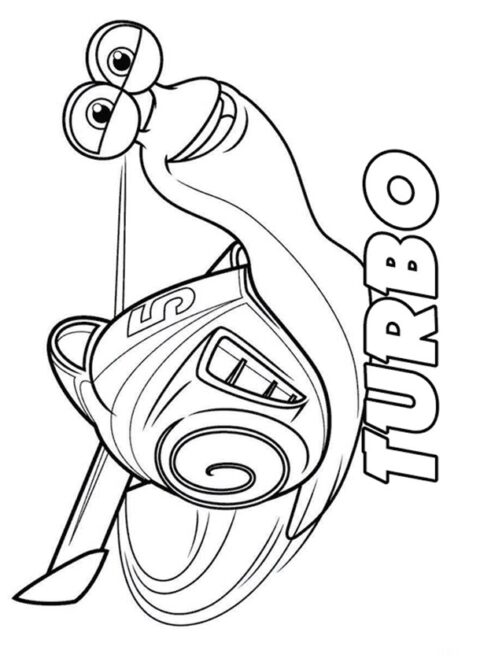 Turbo Coloring Pages (1)