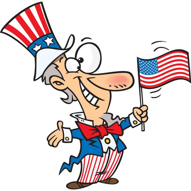 uncle-sam-with-us-flag-cartoon - Coloring Kids