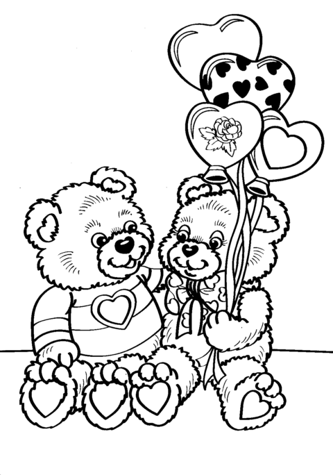 Valentine Coloring Pages (1)