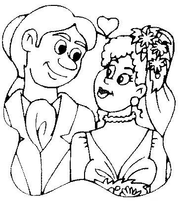 Wedding Coloring Pages (1)
