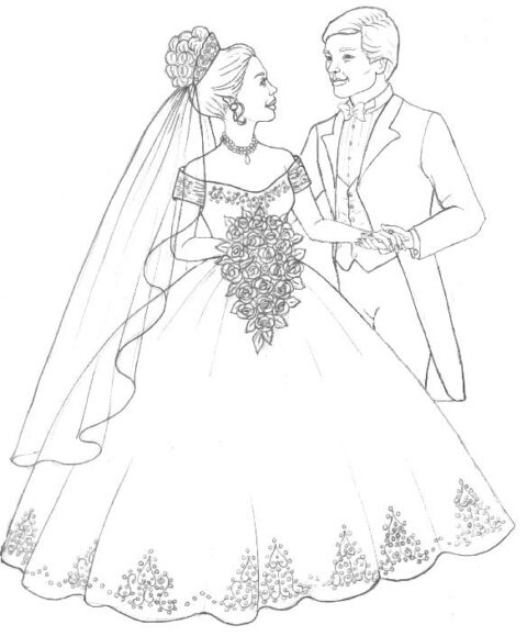 Wedding Coloring Pages (11)