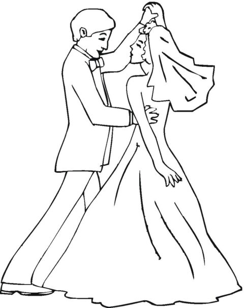 Wedding Coloring Pages (4)