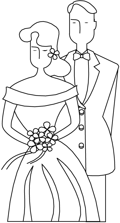Wedding Coloring Pages (7)