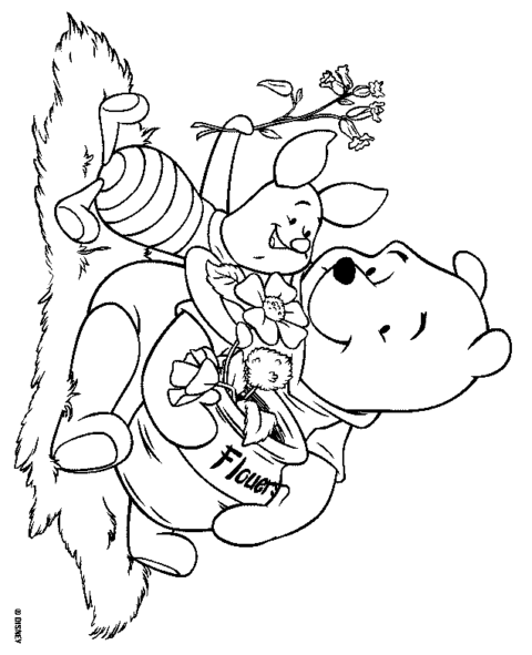 Winnie The Pooh Coloring Pages (17) - Coloringkids.org