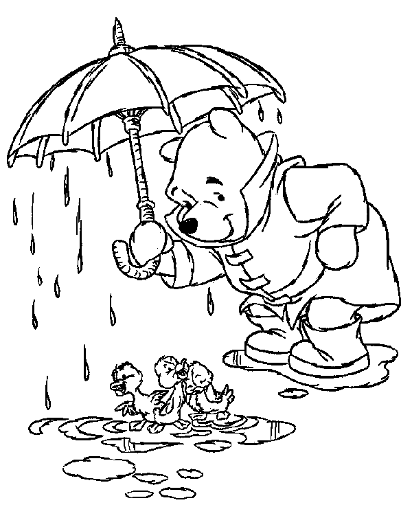 Winnie The Pooh Coloring Pages Coloring Kids