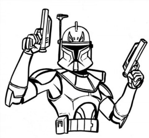 wonderful Captain rex star wars colouring pages,star wars coloring …