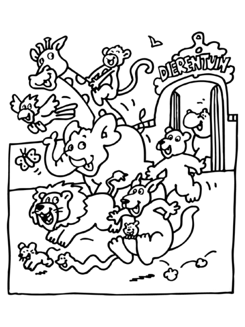 Zoo Coloring Pages (19)